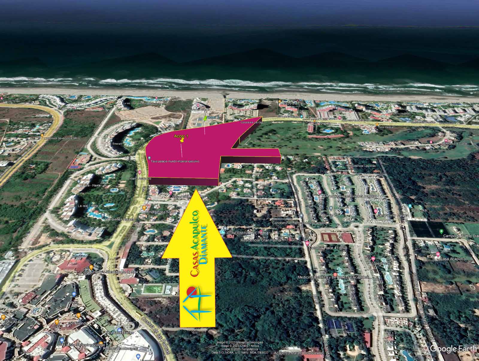 Terreno Playa Diamante Acacor 1 y 2 - Vista aérea 4